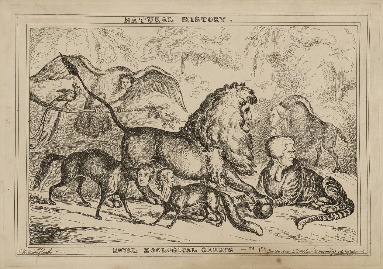 Königlicher Zoologischer Garten, veröffentlicht am 15. Dezember von William Heath
