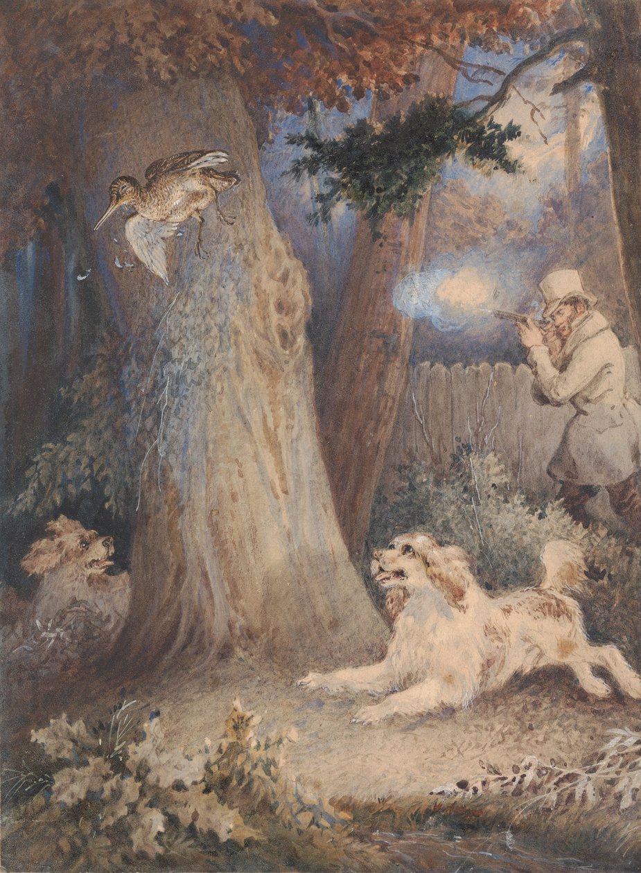 Waldschnepfenjagd von William Heath
