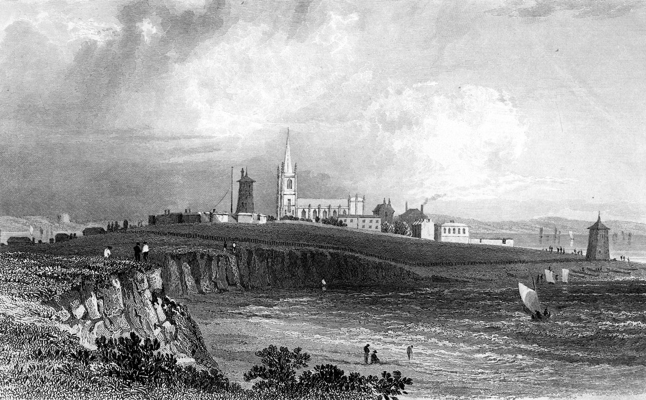 Harwich, Essex, graviert von Henry Adlard, ca. 1832 von William Henry Bartlett