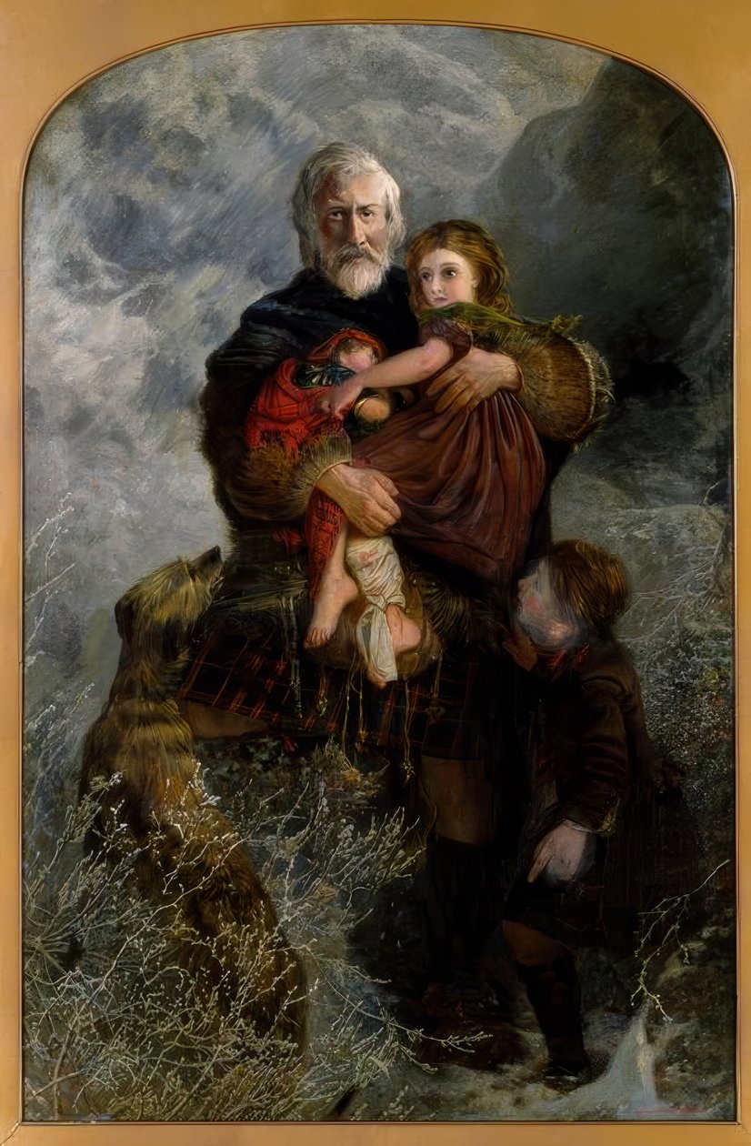 Massaker von Glencoe, Flüchtlinge von William Henry Fisk