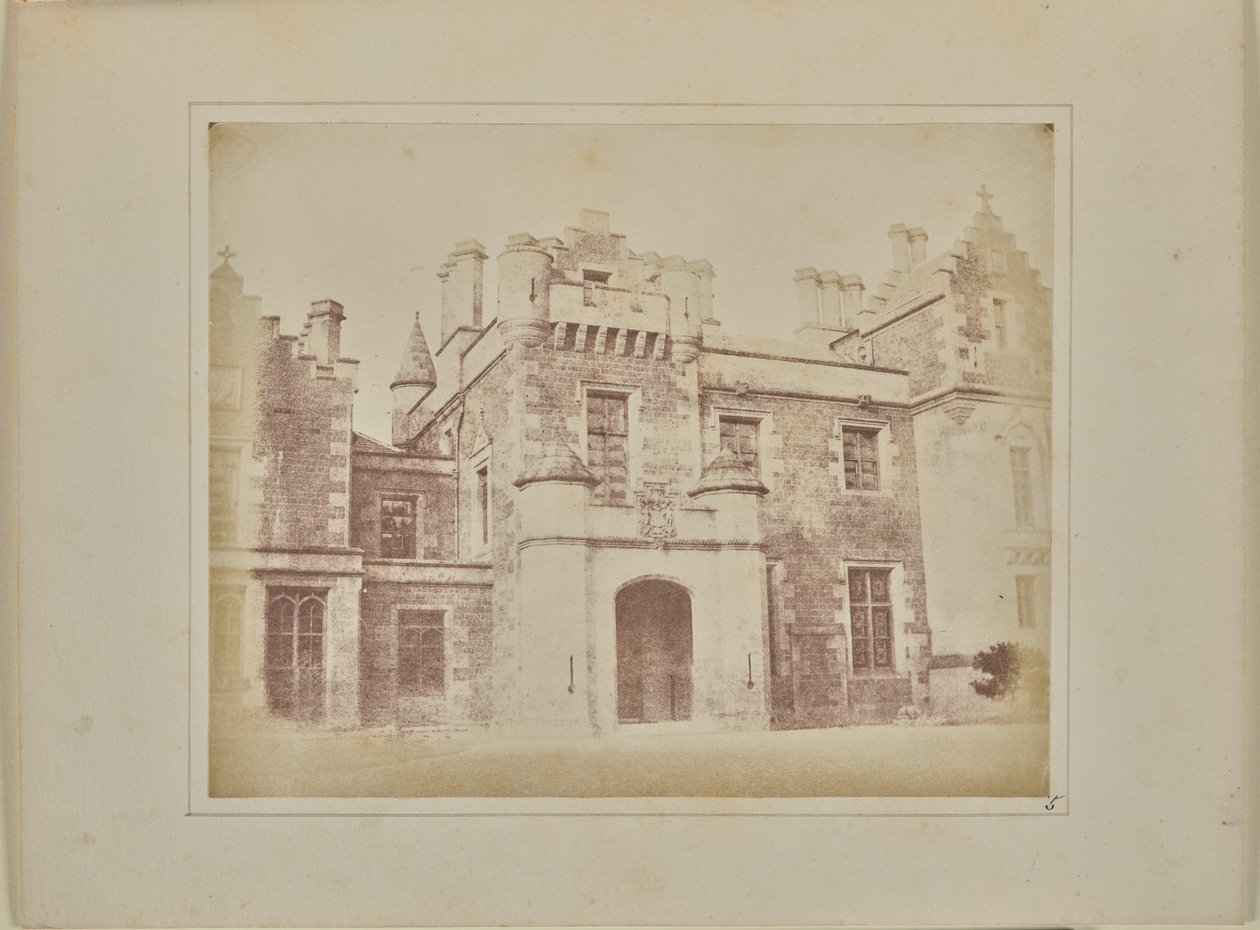 Eingangstür, Abbotsford von William Henry Fox Talbot