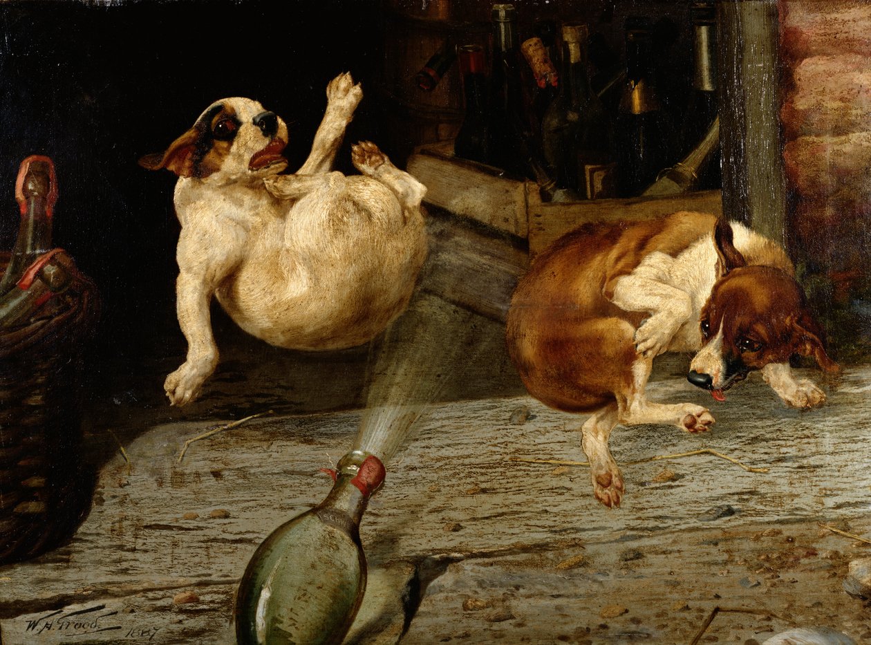 Ein überraschendes Ergebnis, 1887 (eines von einem Paar) von William Henry Hamilton Trood