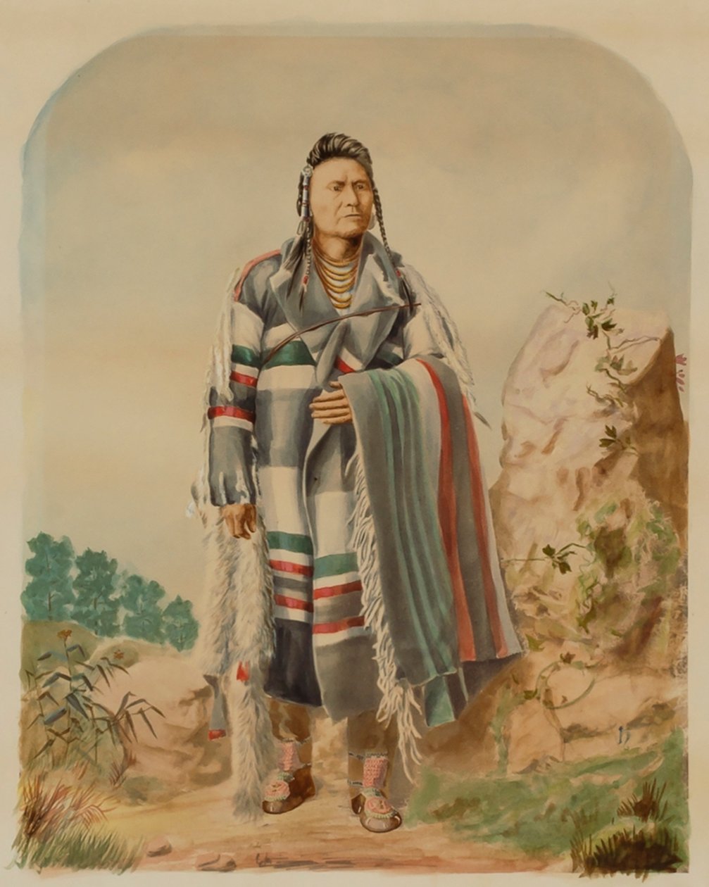 Häuptling Joseph der Nez Perce, ca. 1880 von William Henry Holmes
