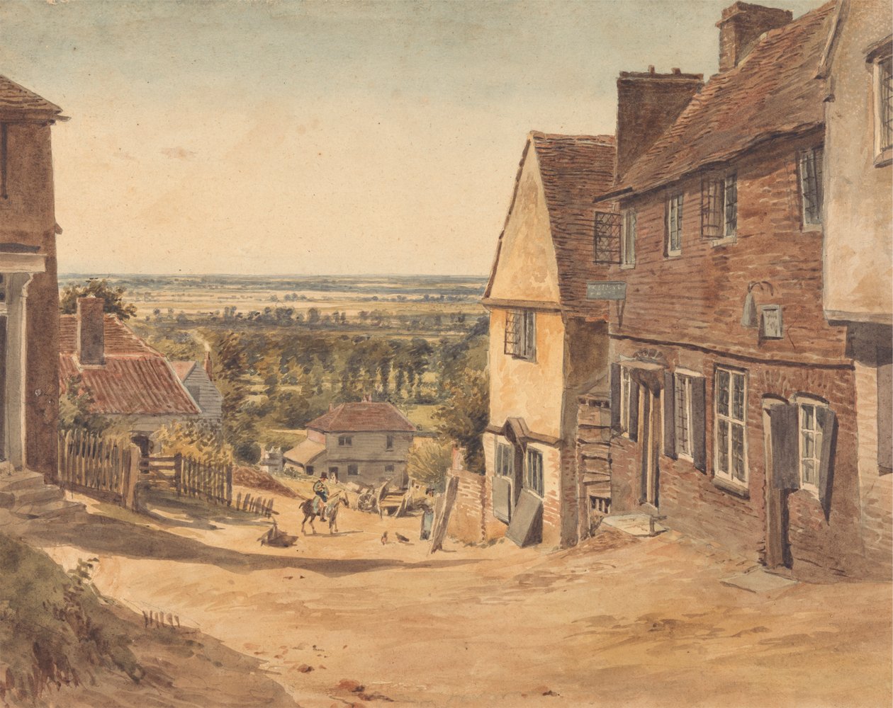 Dagnall Lane, St. Albans von William Henry Hunt