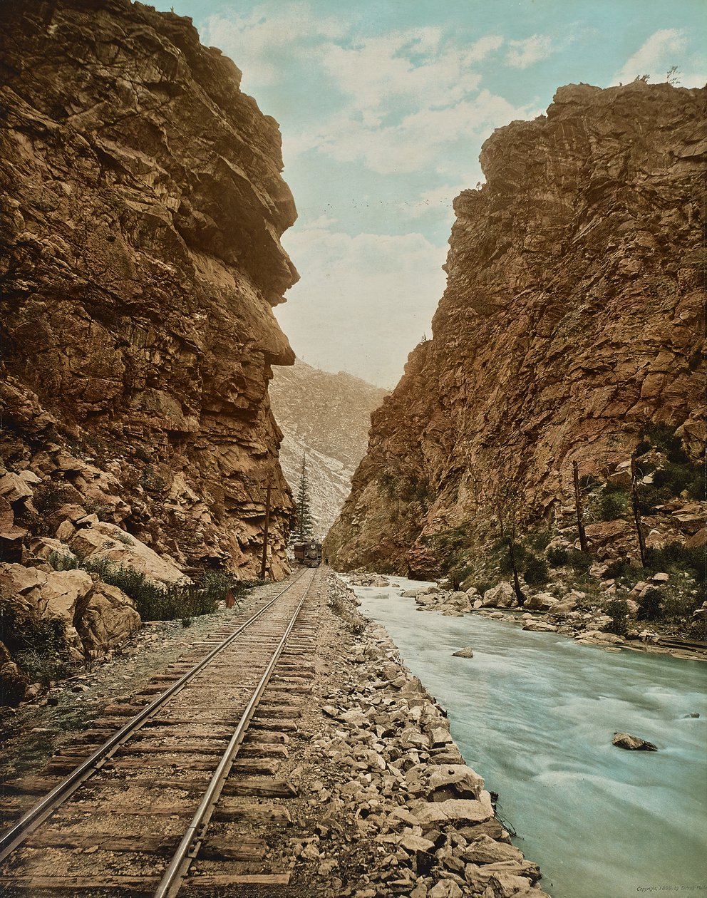 Clear Creek Canyon, Colorado, ca. 1899 von William Henry Jackson