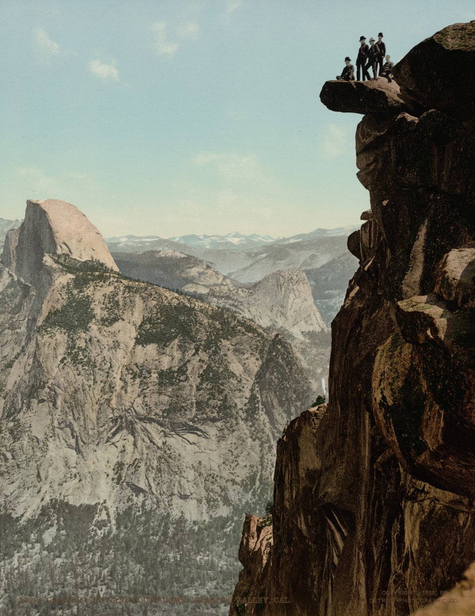 Glacier Point und South Dome, Yosemite Valley, Kalifornien von William Henry Jackson