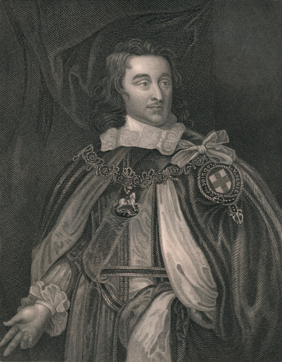George Monk, Herzog von Albemarle, frühes bis mittleres 19. Jahrhundert von William Henry Mote