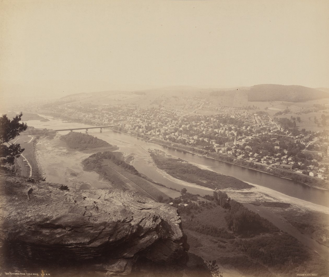 Towanda vom Table Rock, ca. 1895 von William Herman Rau