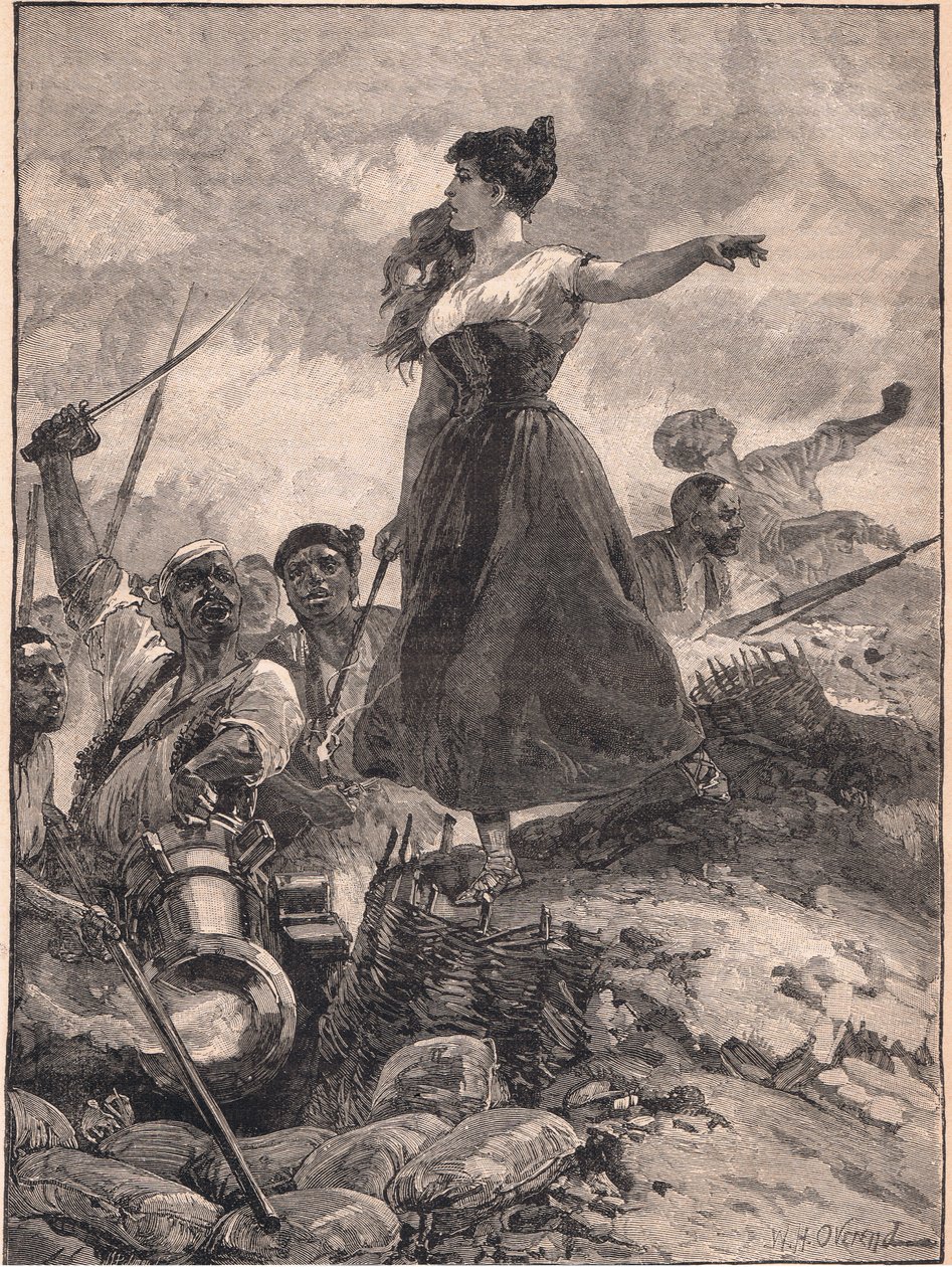 Heldentum der Jungfrau von Sragossa von William Heysham Overend