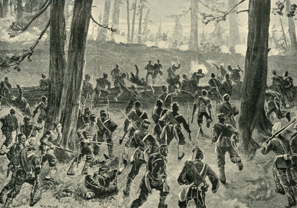 Der letzte Angriff am Spingawi Khotal, 1901 von William Heysham Overend