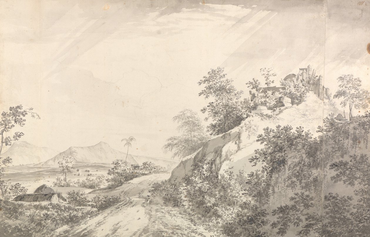 Ein Blick auf den Pass von Sicri Gully [Sakrigali] von William Hodges