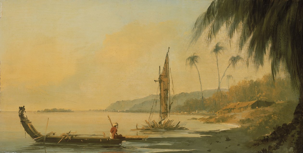 Blick von Point Venus, Insel Otaheite (Tahiti) von William Hodges