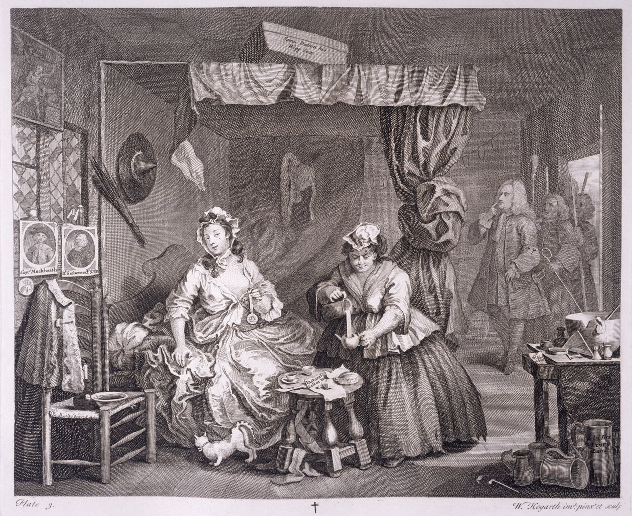 Der Lebensweg einer Dirne, Tafel III, aus 