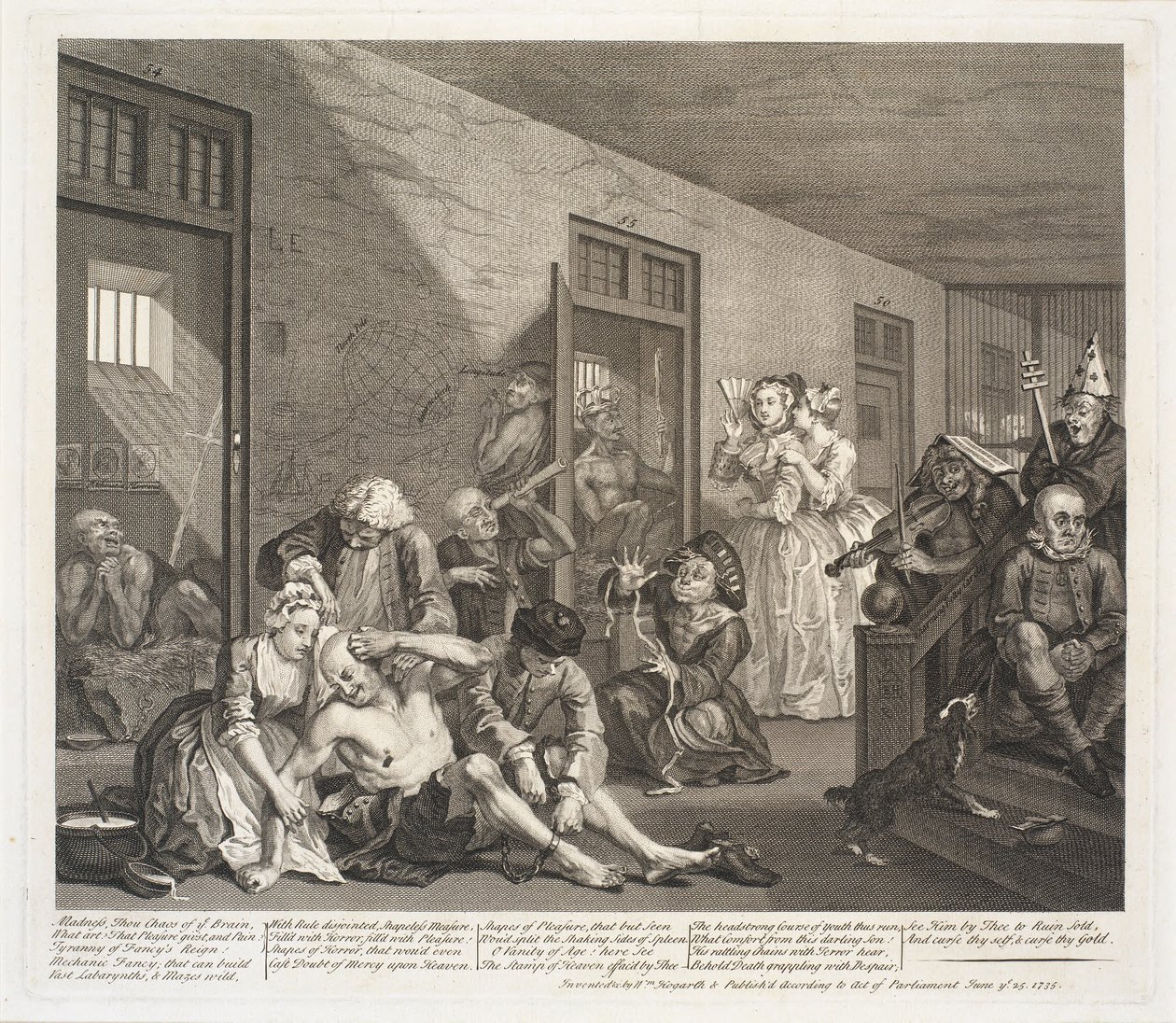 Der Lebensweg eines Wüstlings von William Hogarth