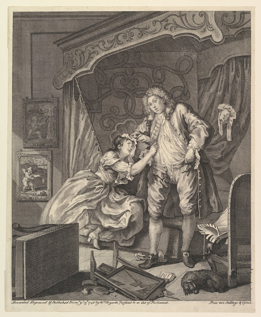 Nach, 15. Dezember 1736 von William Hogarth
