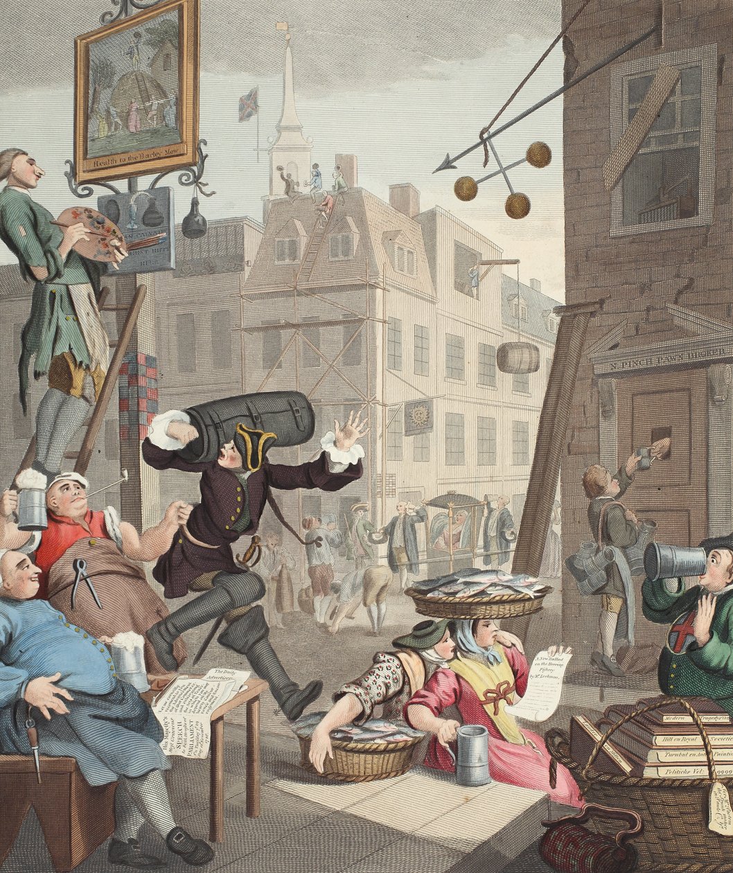 Beer Street, Illustration aus 