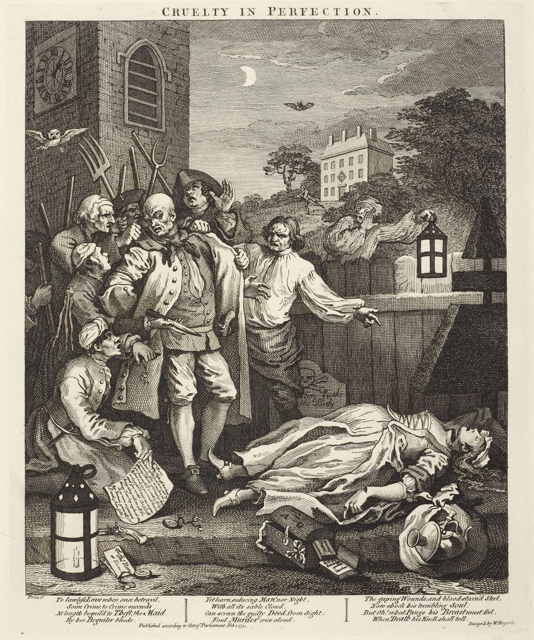 Grausamkeit in Perfektion von William Hogarth