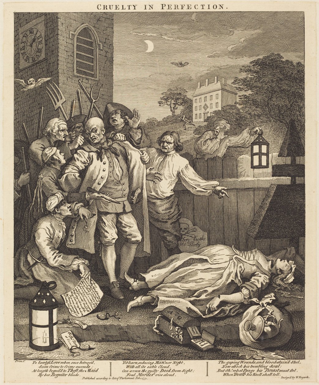 Grausamkeit in Perfektion von William Hogarth