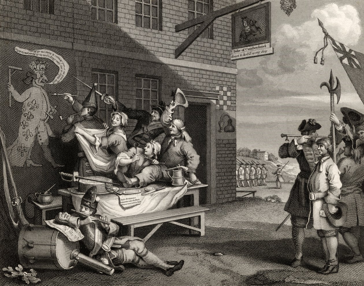 England, graviert von Thomas Phillibrown, aus 
