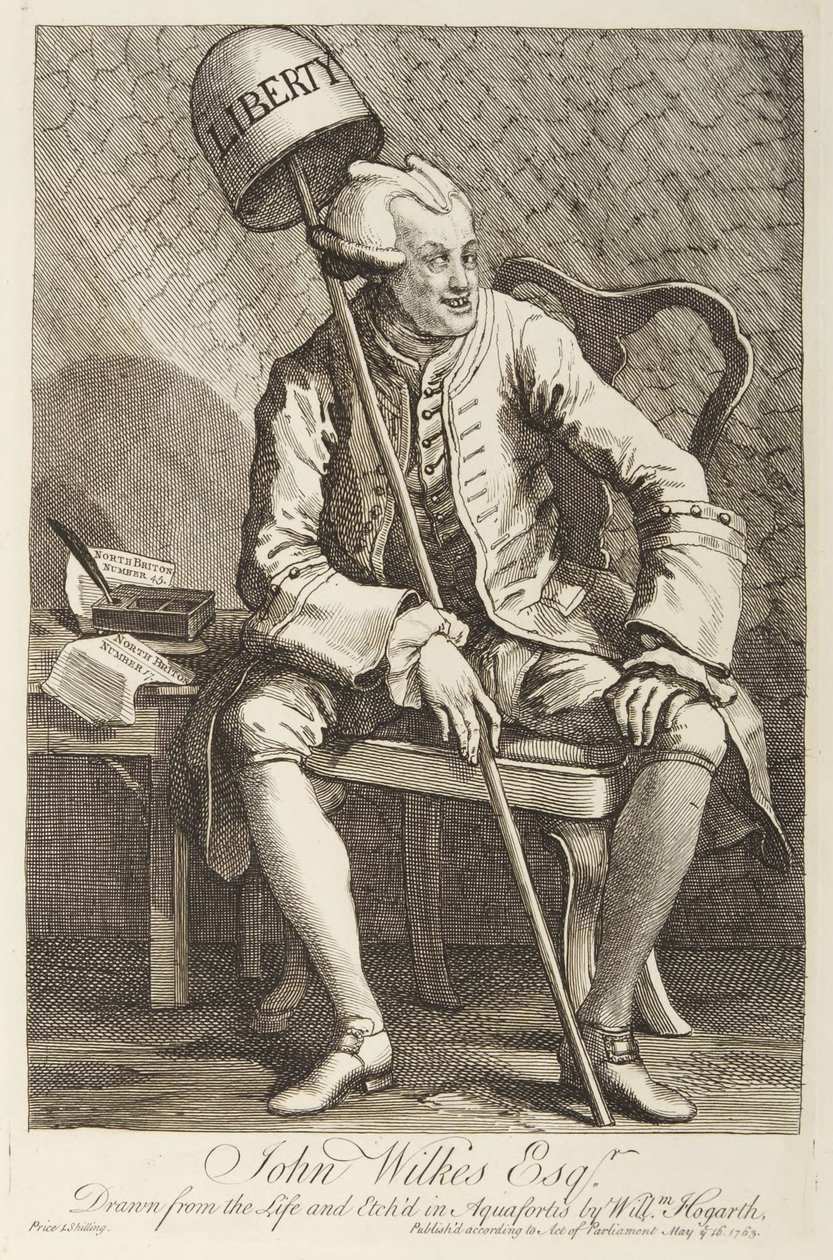 John Wilkes von William Hogarth