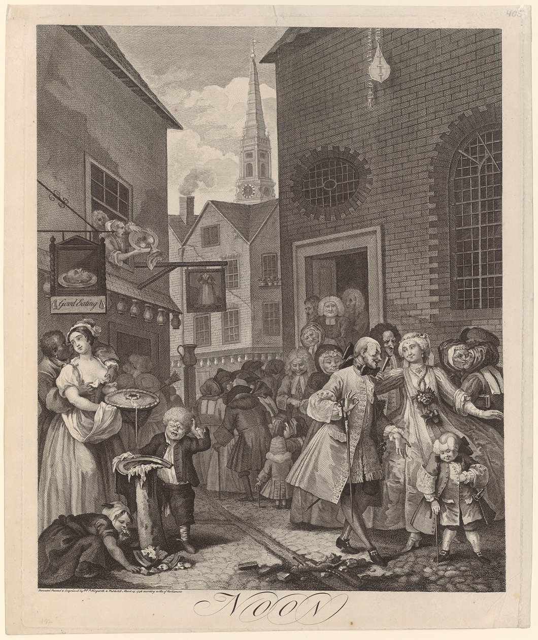 Mittag von William Hogarth