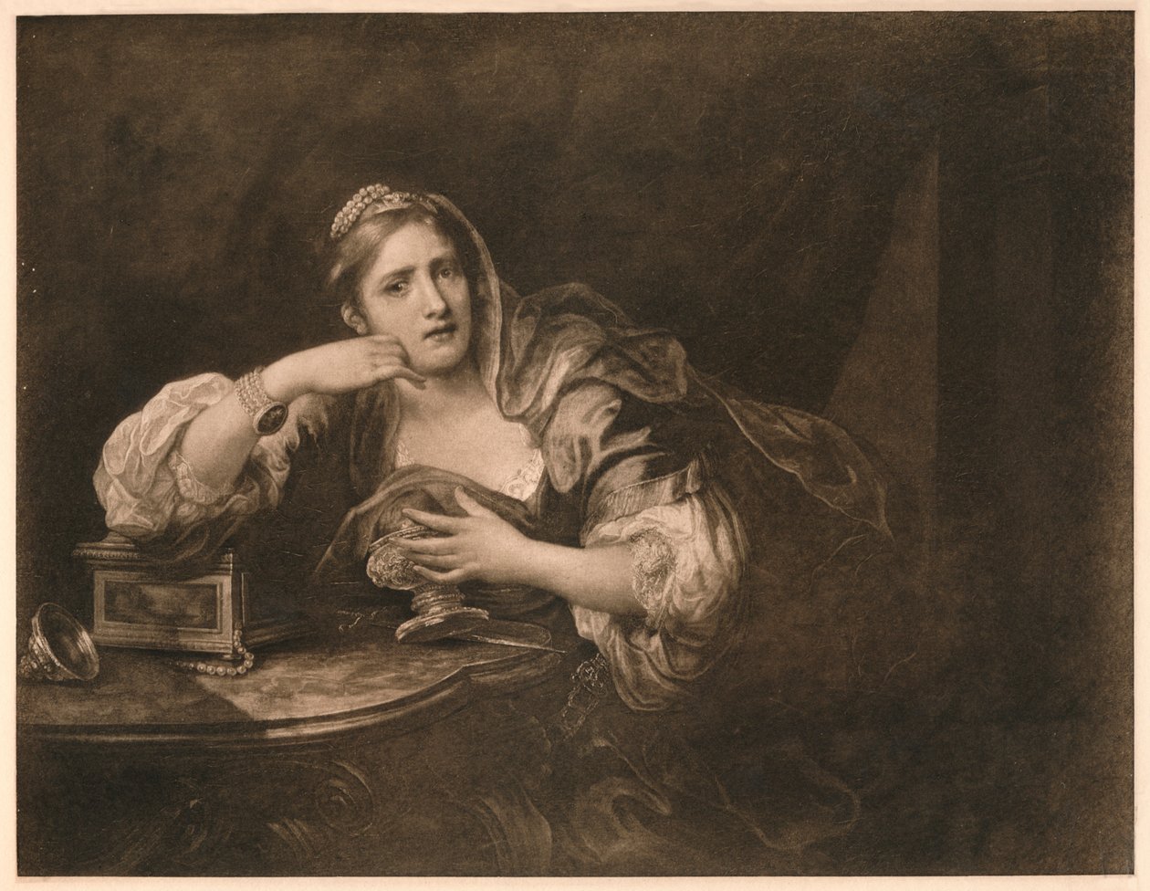 Sigismunda trauert über das Herz von Guiscardo, 1759 von William Hogarth