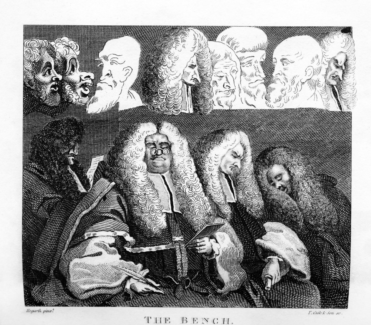 Die Bank von William Hogarth von William Hogarth