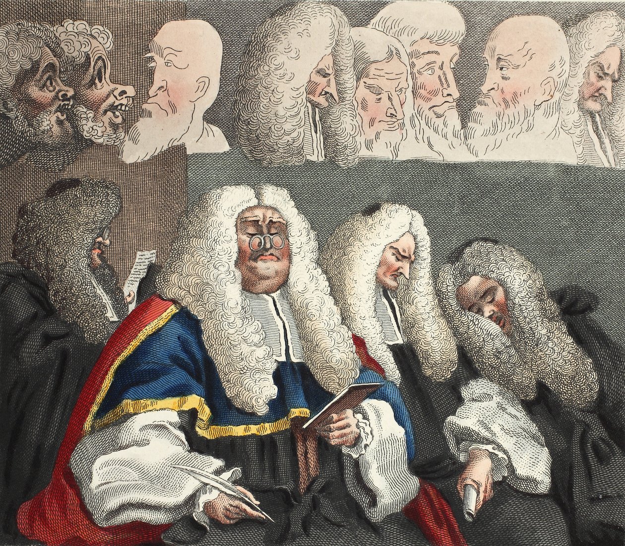 Die Bank, Illustration aus 