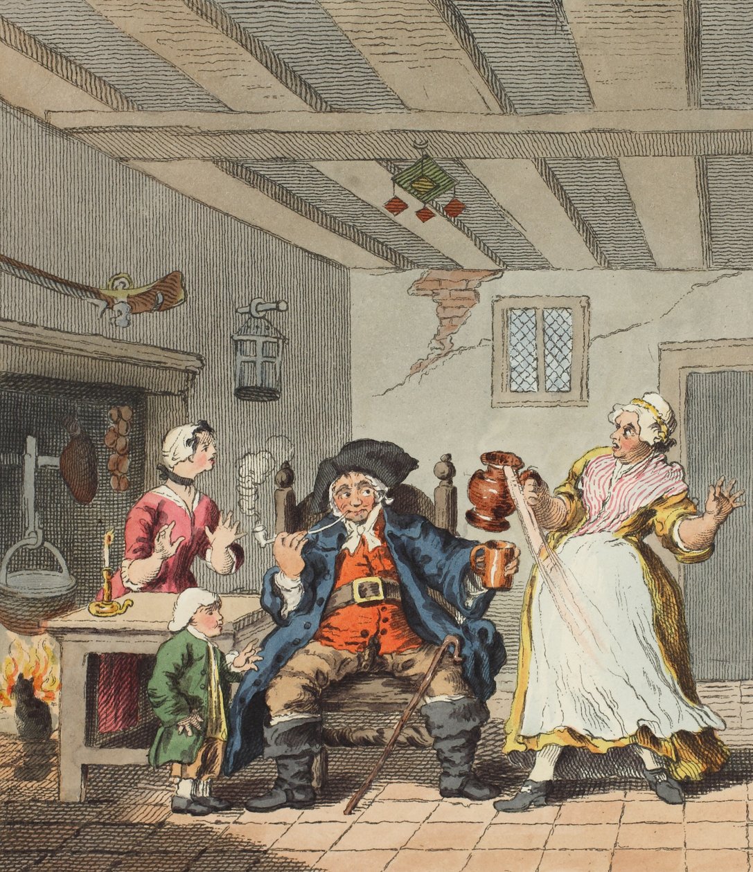 Die Rückkehr des Bauern, Illustration aus 