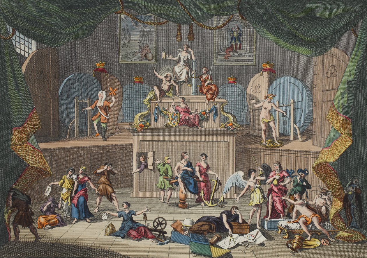 Die Lotterie, Illustration aus 