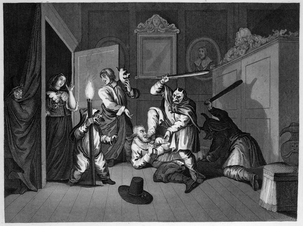 Das Maskerade-Abenteuer von William Hogarth