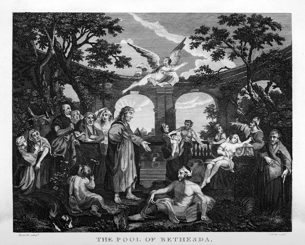 Der Teich von Bethesda von William Hogarth von William Hogarth