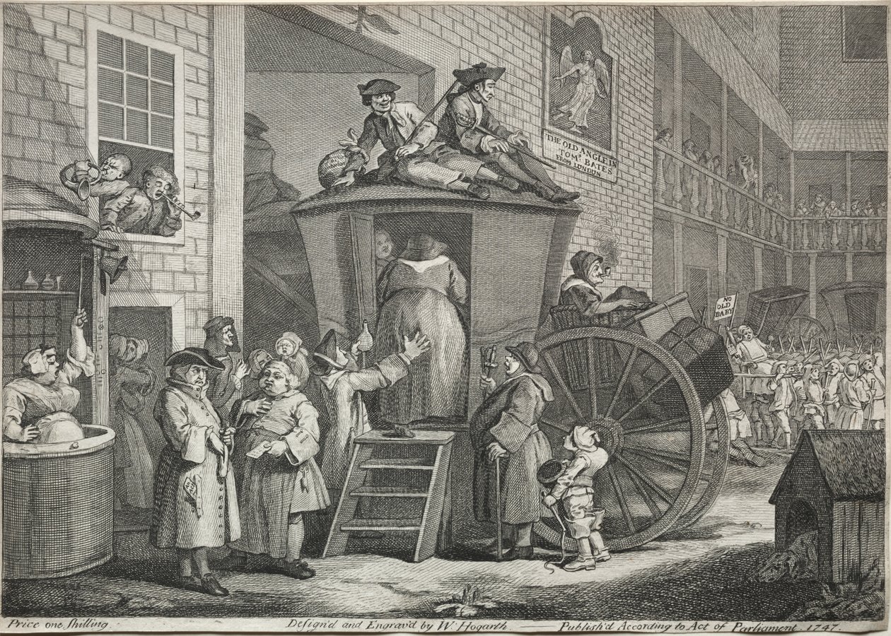 Die Postkutsche von William Hogarth