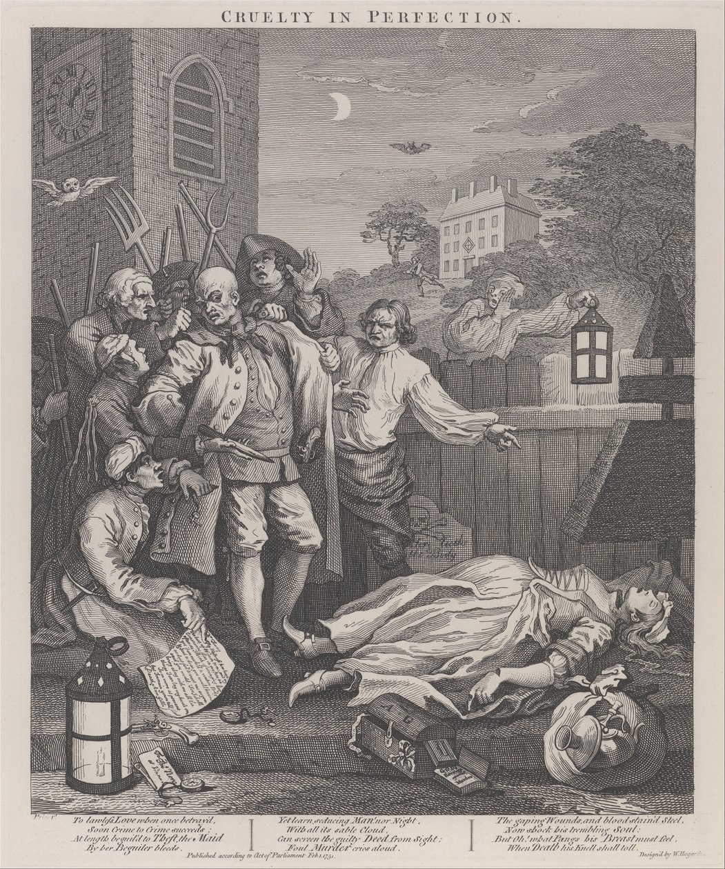 Die dritte Stufe der Grausamkeit: Grausamkeit in Perfektion - Der Mord von William Hogarth