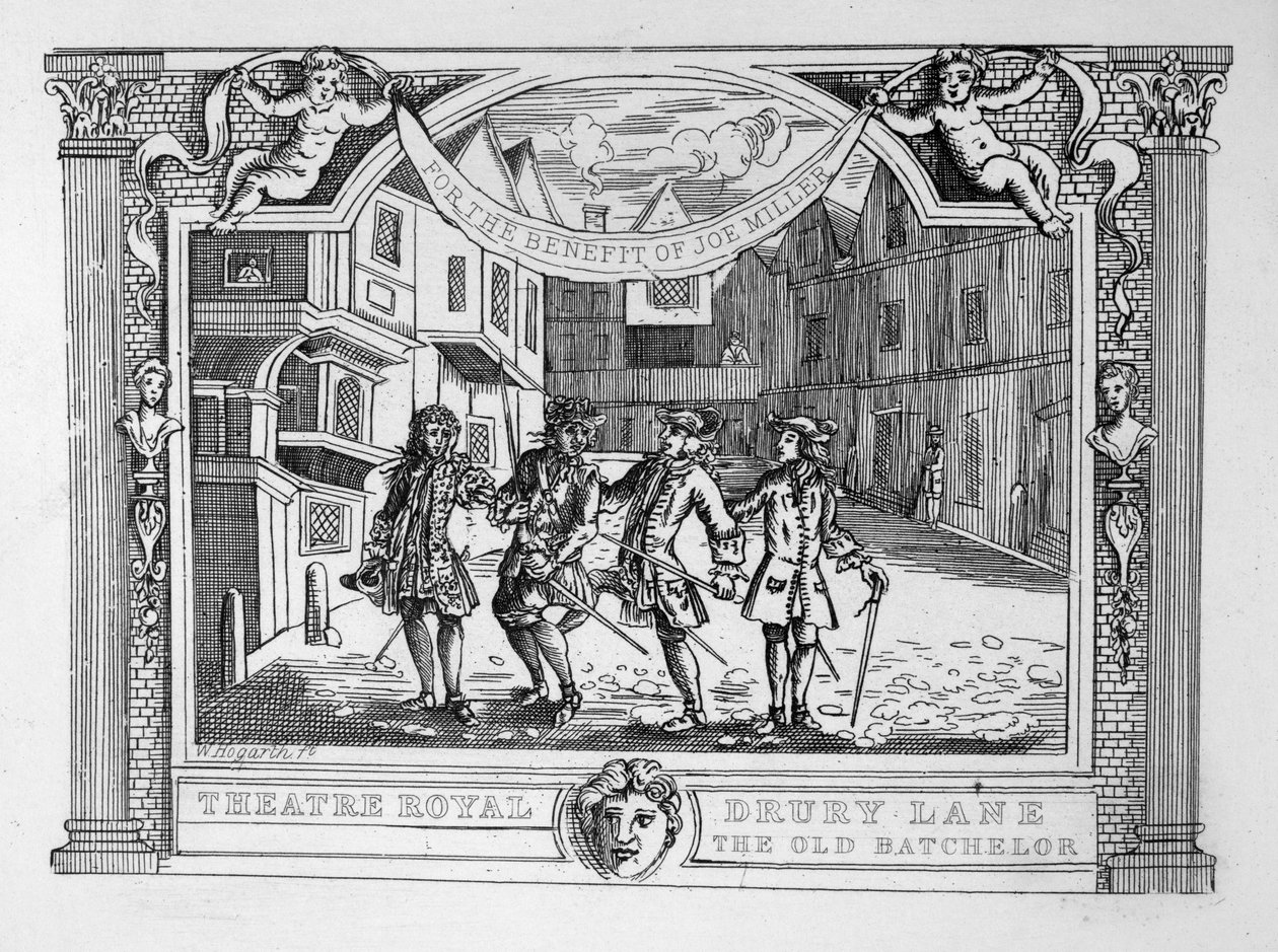 Theater Royal, Drury Lane Der alte Junggeselle von William Hogarth