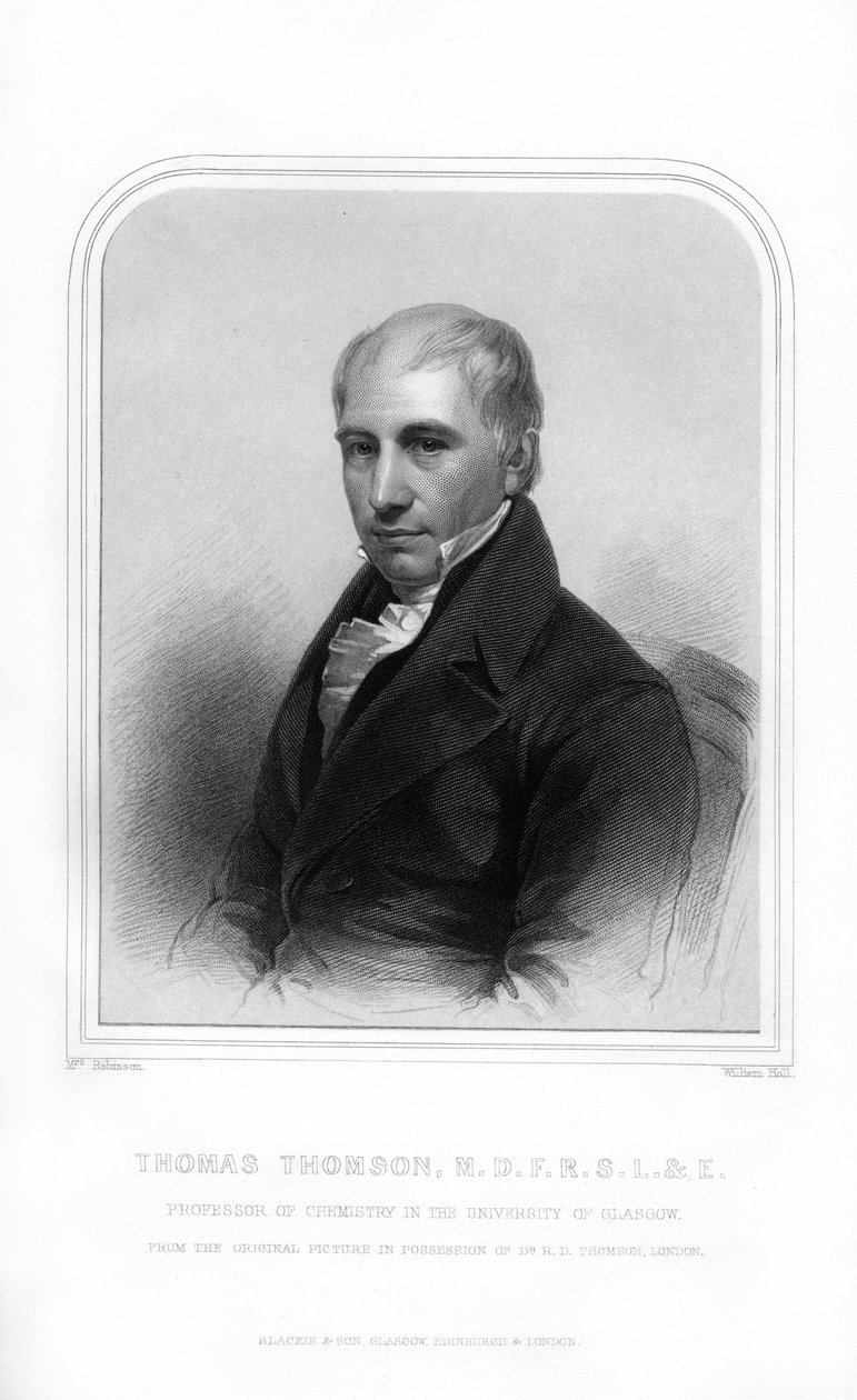 Thomas Thomson, schottischer Chemiker, 1870 von William Holl