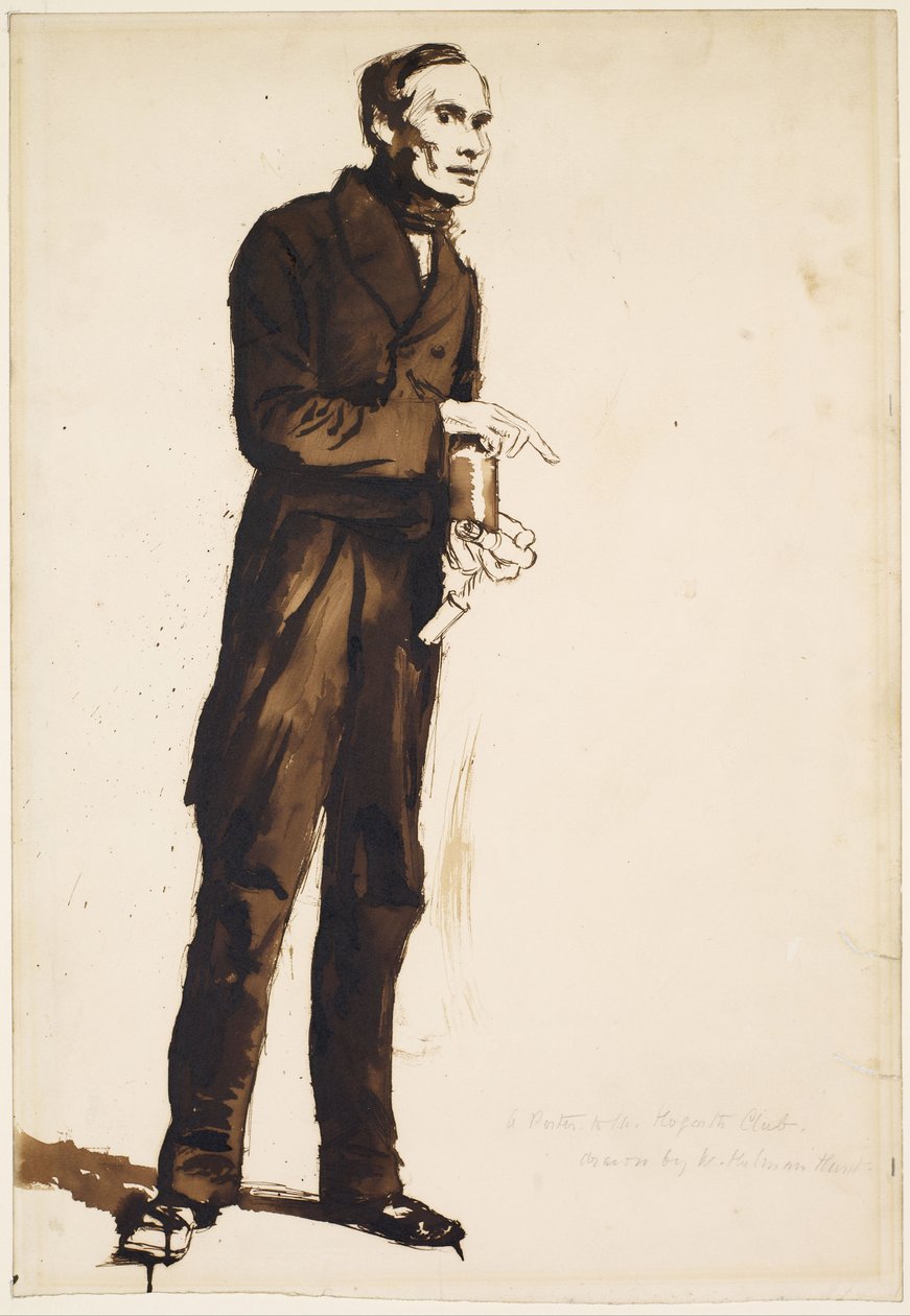 Ein Träger des Hogarth Clubs von William Holman Hunt
