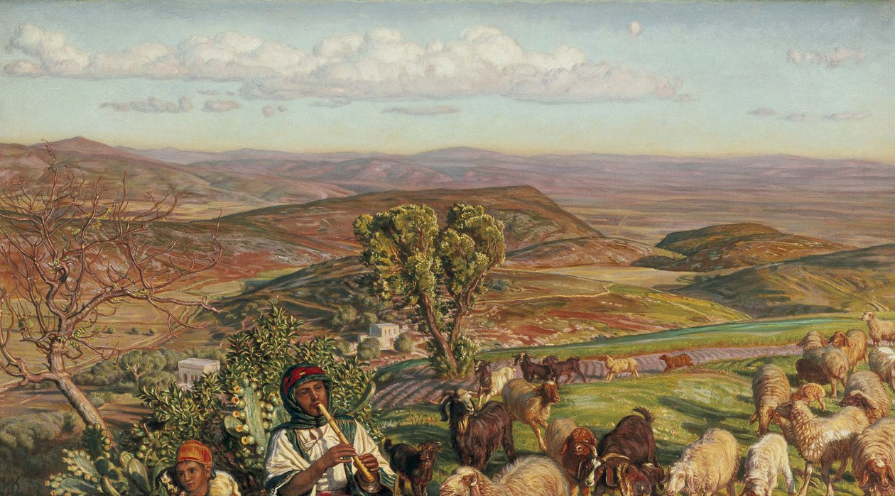 Ebene von Esdraelon von den Höhen über Nazareth (19. Jahrhundert) von William Holman Hunt