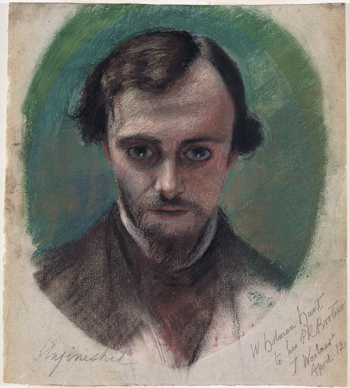 Porträt von Dante Gabriel Rossetti von William Holman Hunt