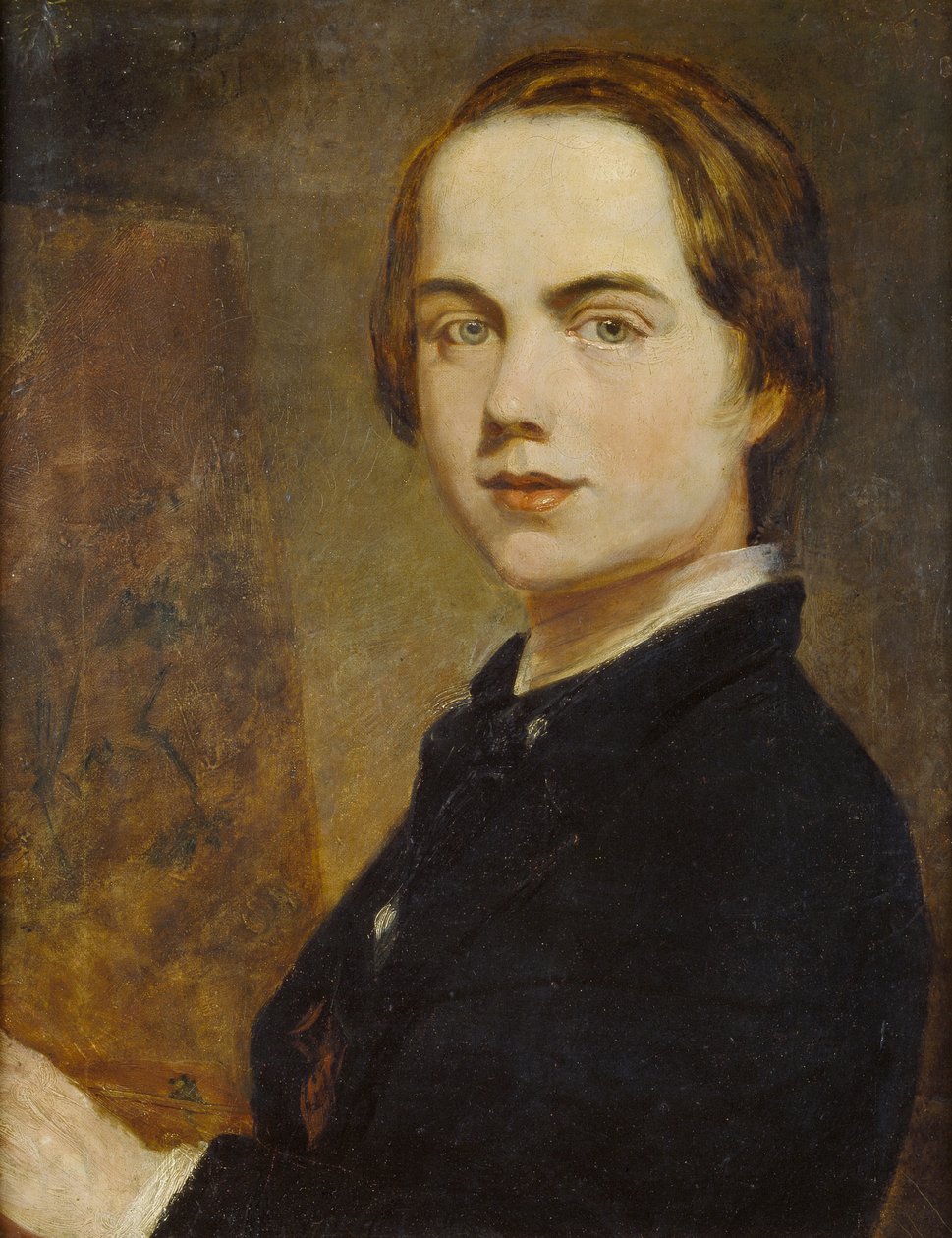 Selbstporträt im Alter von 14 Jahren, 1841 von William Holman Hunt