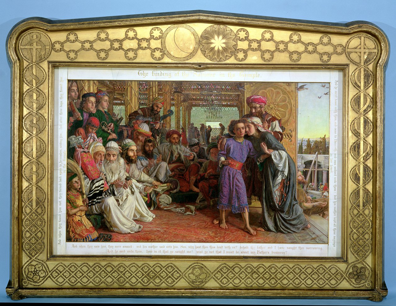 Die Auffindung des Erlösers im Tempel von William Holman Hunt