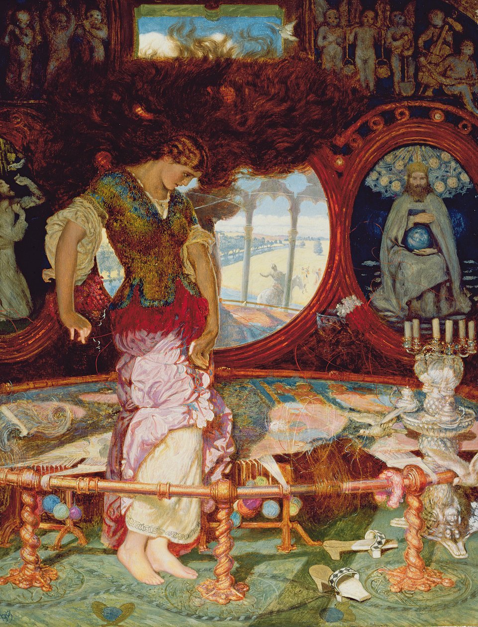 Die Dame von Shalott von William Holman Hunt