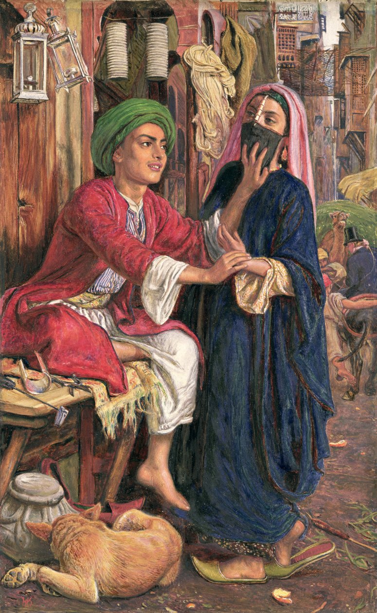 Das Werben des Laternenmachers von William Holman Hunt