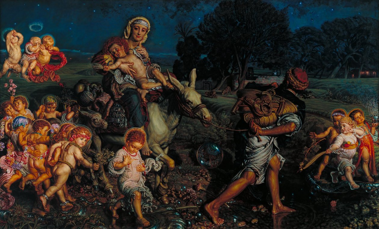 Der Triumph der Unschuldigen von William Holman Hunt