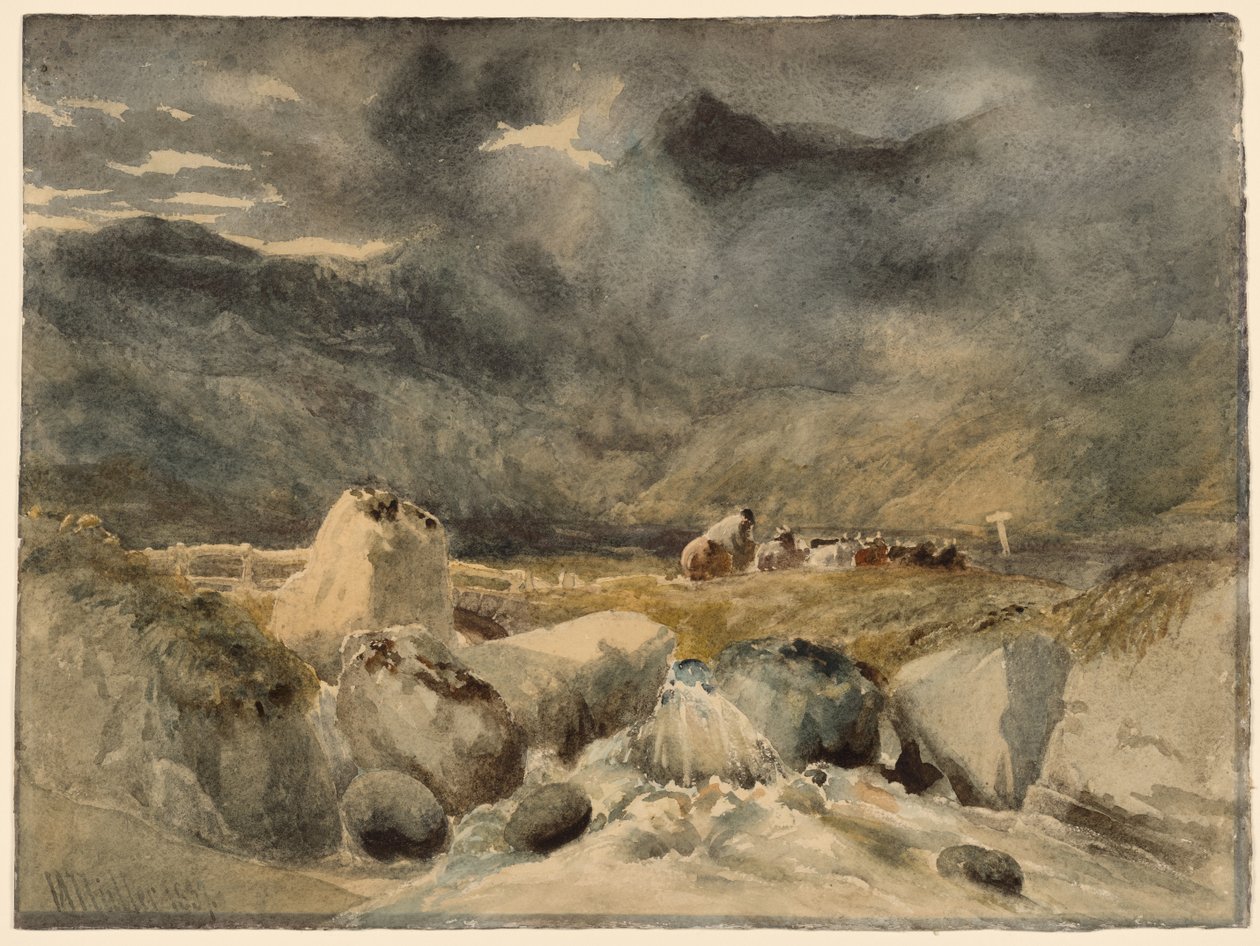 Moel Siabod, Nordwales von William James (after) Muller