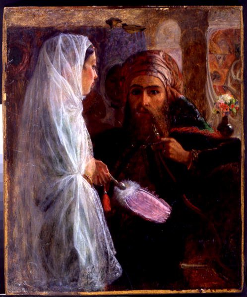 Der Hookah-Raucher von William James (circle of) Muller