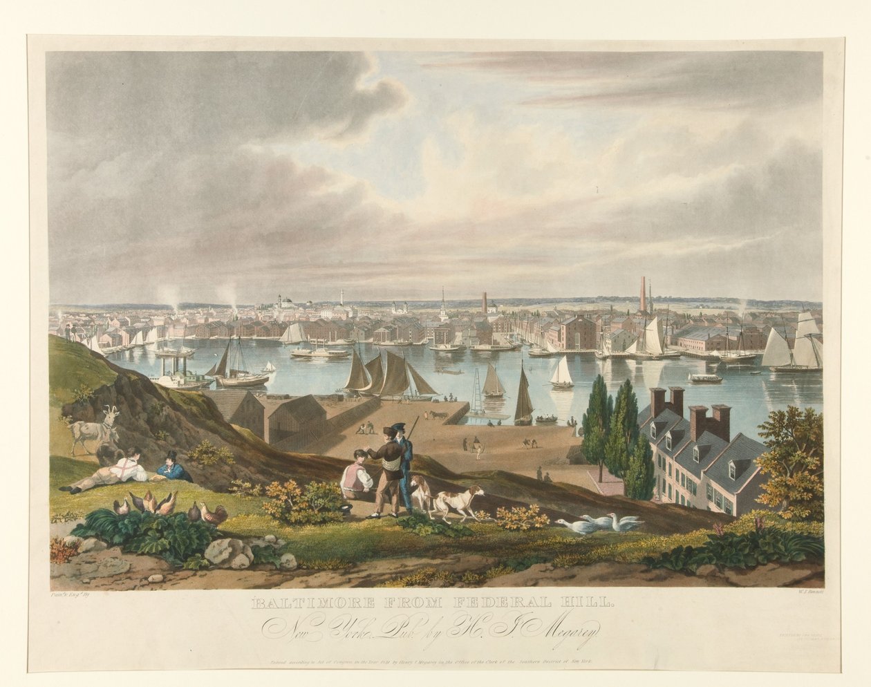 Baltimore vom Federal Hill von William James Bennett