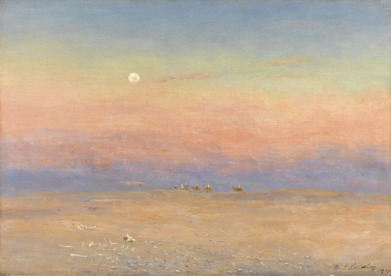 Wüstenkarawane, 1900 von William James Laidlay