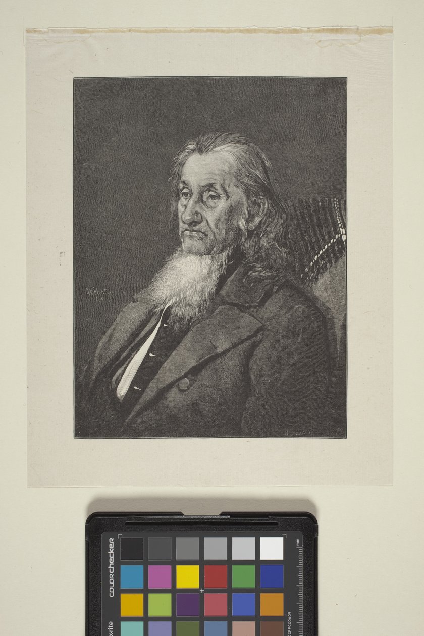 Porträt von Allan Wardner von William James Linton