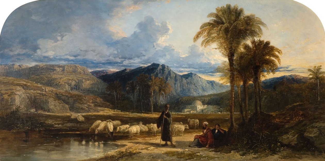 Arabische Hirten, 1842 von William James Muller